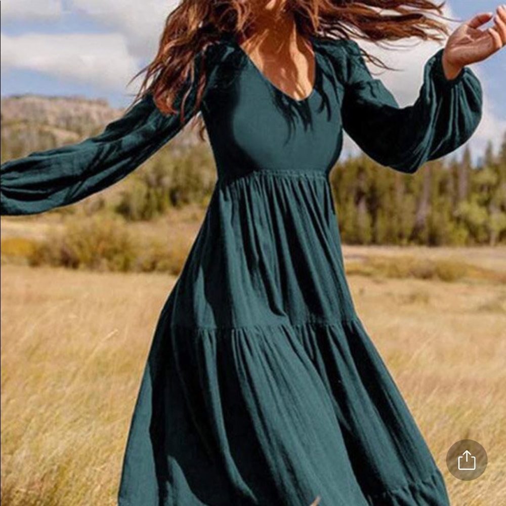 Long Sleeve Flowy Maxi Dress